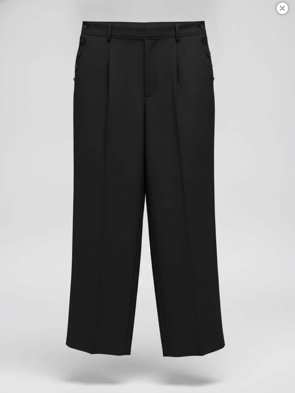 CHANEL Vintage 01P Wool Pants